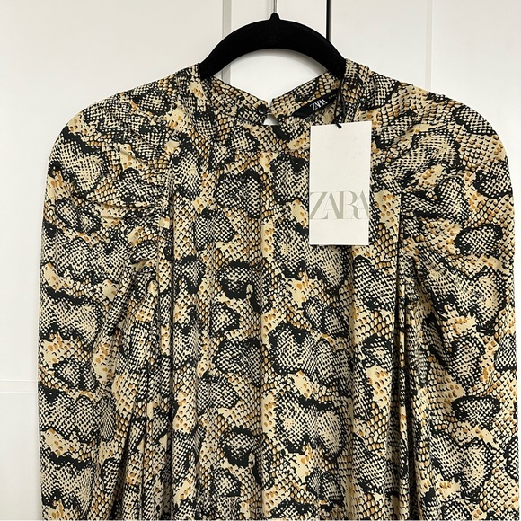 Zara Snake Print Maxi Dress - Picture 6 of 6